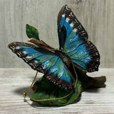 WWF World Wildlife Fund Blue Morpho Butterfly Ornament Bloomingdale's 2001 picture
