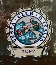 VESPA CLUB ROME ITALY Sticker Decal VINYL Promo LAMBRETTA MODS SCOOTER   picture