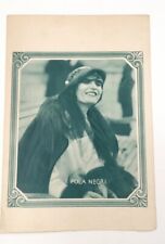 Pola Negri George Walsh Paper Prints Silent Film Stars Magazine Cutout M27P picture