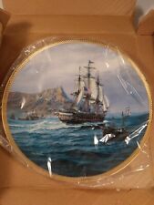 America's Greatest Sailing Ships Plate Hamilton Collection Tom Freeman In OB... picture