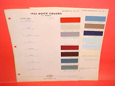 1961 BUICK ELECTRA 225 LESABRE INVICTA CONVERTIBLE SPECIAL SKYLARK PAINT CHIPS picture