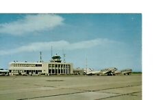 Canadian Pacific DC3's @ Montreal airport postcard picture