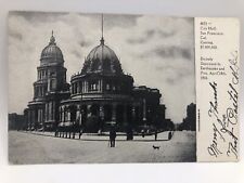 Postcard City Hall San Francisco California Destroyed in Earthquake picture