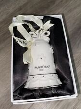 PANDORA 2017 CHRISTMAS ORNAMENT BELL LIMITED EDITION W/ BOX picture