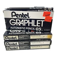 Vintage Japan 12 Pentel 0.5MM PG305 Graphlet Automatic Mechanical Pencils NOS picture