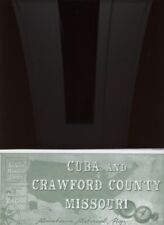 CUBA AND CRAWFORD COUNTY MISSOURI /ILLUSTRATED FOLDOUT BROCHURE /*RAREST* picture