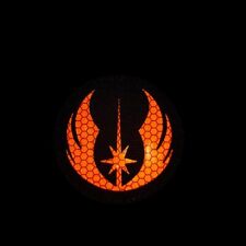 IR Reflective STAR WARS Jedi Order Logo IFF Hook&Loop Patch Badge Red Black*J picture