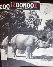 Walt Disney Studio Library Dec 1963 San Diego ZooNooz (2) Rhinoceros Lions Bears picture