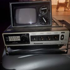 Vintage 1976 PANASONIC Solid State B&W TV AM/FM Radio TR-535 Works picture