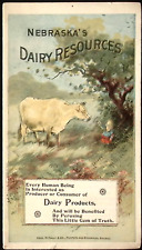 c1910 Nebraska's Dairy Resources Illustrated Brochure Rand McNally Printers picture