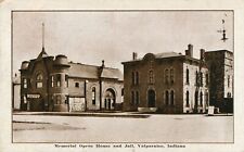 VALPARAISO IN - Memorial Opera House and Jail - 1912 picture