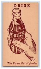1950's Coke Drink Coca-Cola Advertising Original Vintage Postcard P26E picture