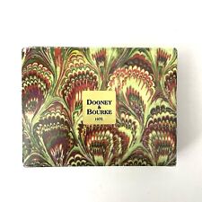 Vintage Dooney & Bourke Faux Leather Bound Gift Box Jewelry Trinket Box Rare picture