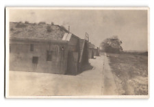 RPPC Vintage Postcard Military Bunker Early 20th Century Historical Collectible picture
