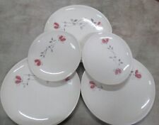 5 pc Franciscan ECLIPSE DUET plates (3 dinner, 2 salad) MCM Mid-Century Modern picture