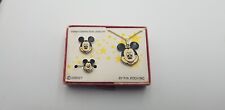 Vintage R. N. Koch Mickey Set Ring Necklace Pin Disney Icon Rare Gold Tone picture
