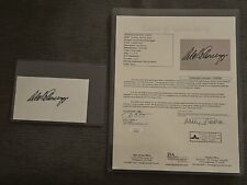 SIGNED Arnold Schwarzenegger Cut Signature JSA LOA AUTOGRAPH FULL LETTER 3x5 picture