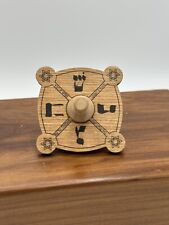 Vintage Wood and Blue Dreidel/Top Judaic Toy - The Toycrafter  picture