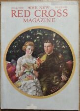July 1919 The Red Cross Magazine Norman Rockwell Cover of Soldier and Wife picture