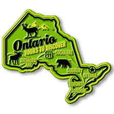 Ontario Premium Province Magnet by Classic Magnets, 2.6
