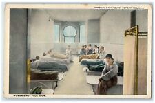 c1920's Imperial Bath House Women's Hot Pack Room Scene Hot Springs AR Postcard picture