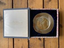 Caesar Rodney Franklin Mint Bicentennial Plate Sterling Silver 24K Gold Framed picture