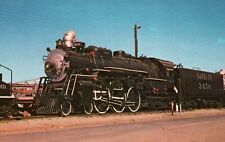 Santa Fe 3450 Train Locomotive Pomona California Vintage Postcard Unposted picture