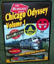 20012 DVD CHICAGO ODYSSEY VOL. 1 VINTAGE 50'S 60'S CNW B&O CB&Q ROCK I GM&O picture