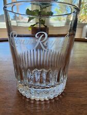 Crown Royal Whiskey Rocks Tumbler Sipping Glass | Est 1939 | EXCELLENT picture