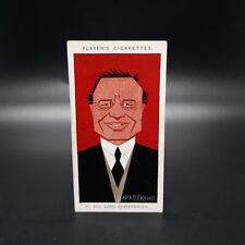 1926 Player's Cigarettes Straight Line Caricatures #7 Lord Beaverbrook Tobacco picture