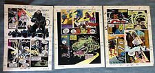 Dave Gibbons Doctor Who #14  3 Pages Original Color Guide Art Watchmen Dr Marvel picture