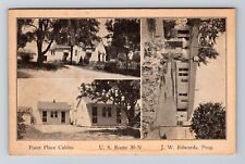 Gomer OH-Ohio, Point Place Cabins, U.S. Hwy 30 North Vintage Postcard picture
