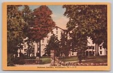 Dickinson Seminary Williamsport Pennsylvania PA Vintage Linen Postcard picture