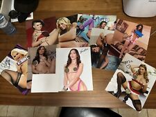 Porn Stars Signed Photo Lot X9, Emily Willis, Tori Black, Mia Malkova, picture