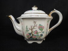 Vintage Sadler English Indian Tree Pattern Tea Pot with Gold Detailing 30 oz. picture