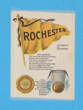 c1910s S23 tobacco silk UNIVERSITY of ROCHESTER  MASCOT  silk - Basketball theme picture