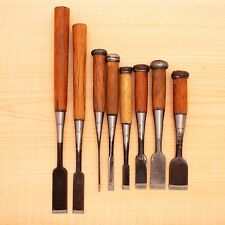 Japanese Chisel Set of 8 Hand Tool wood working #546 picture