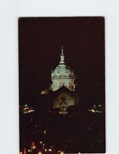 Postcard St. Paul Cathedral at Night St. Paul Minnesota USA picture