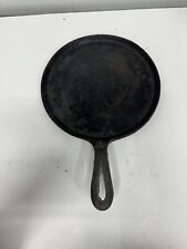 Vintage Cast Iron Griddle with Gate Mark # 8 - OLD  picture