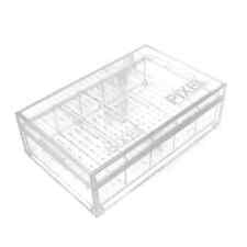 Large Clear Acrylic Humidor Holds 50-70 Cigars Airtight Mess Free Seasoning picture