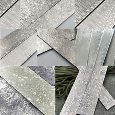 7 Kinds Pattern VG10 Damascus Steel Billet Bars Material DIY Knife Blade Blanks picture