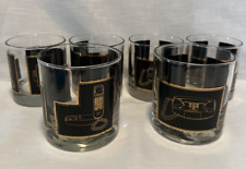 GTE General Telephone & Electric ~ Telephones 4 Single & 2 Double Rocks Glasses picture