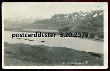 UNALASKA Alaska 1922 Panoramic View. Real Photo Postcard picture