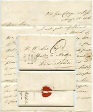 1836 LETTER JOHN PURCHAS re FORBROOKE ARKWRIGHT PESHALL LAND ROSS WYE to HENLEY picture