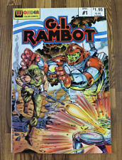 1987 Wonder Comics G.I. Rambot #1 G/FN+ picture