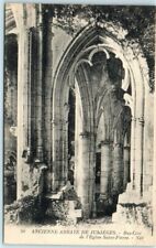 Postcard - Aisle of the Church of Saint Peter - Former Abbey of Jumièges, France picture