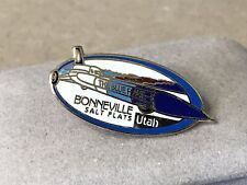 Bonneville salt flats Utah the blue flame lapel Hat Tie Pin picture