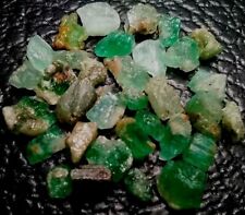 Sunken Sand Sifted Dark Green Emeralds Found In Marquesas Florida Keys 14.10ct picture