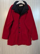 Disney Worldwide Cast Member Red Peacoat Jacket Employee Large Vintage Mickey picture