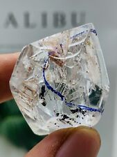 Herkimer diamond crystal cluster enhydro &Extra large moving water droplets 27g picture